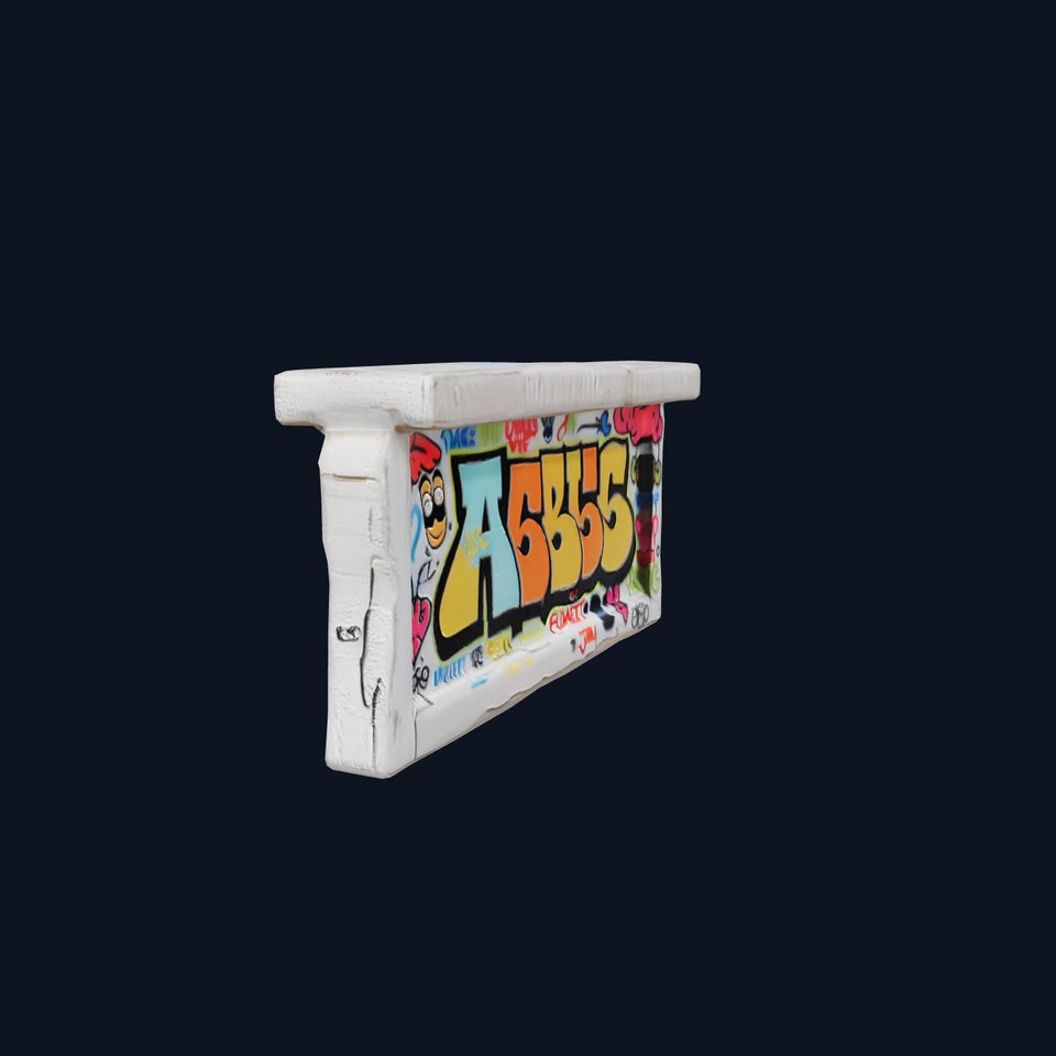 Colorful Graffiti Wall model pack